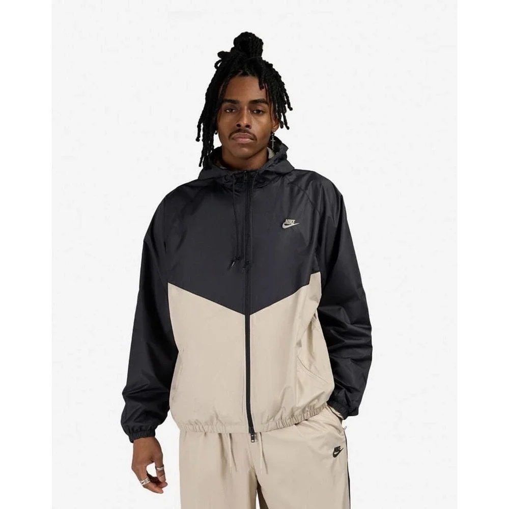 Nike Storm-Fit Windrunner Lined Jacket Men's Size Medium Black Tan HV8369-011